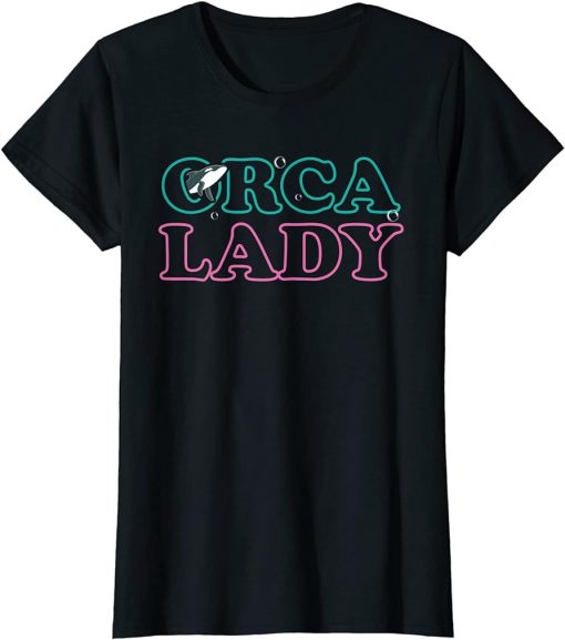 Funny Orca Lover Graphic for Women Girls Kids Orca Lover T-Shirt