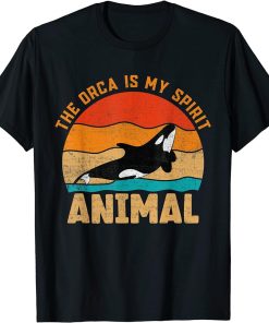 The Orca Is My Spirit Animal - Vintage Killer Whale T-Shirt