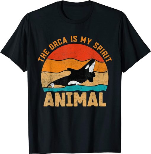 The Orca Is My Spirit Animal - Vintage Killer Whale T-Shirt