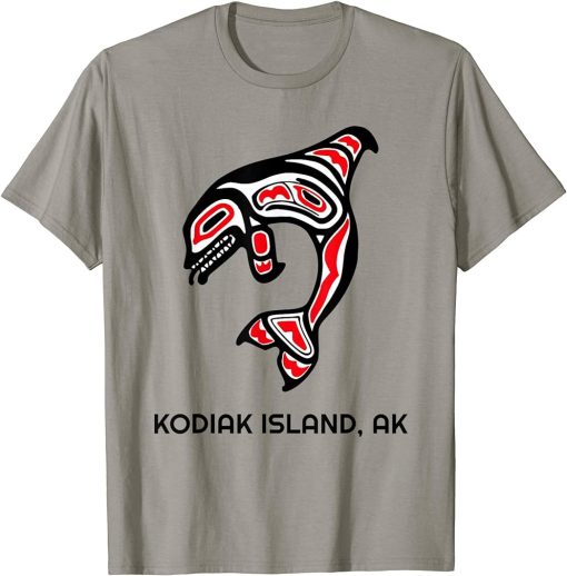 Kodiak Island, Alaska Native American Orca Killer Whale Gift T-Shirt